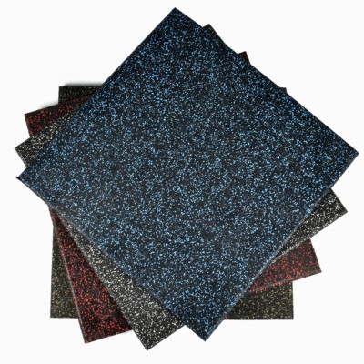 UltraTile Rubber Shock Mats for Weightlifting Floor Tiles Standard Color Stack