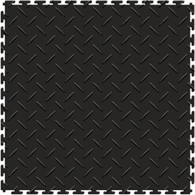 black diamond plate floor tile