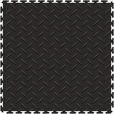 black diamond plate floor tile