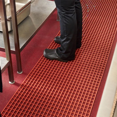 Herongripa Slip Resistant Matting In Kitchen Prep Area