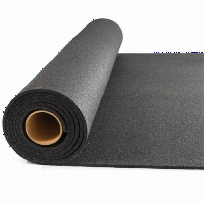 Plyometric Rubber Roll Sport Natural 6 mm per SF roll end