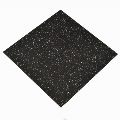Straight Edge Tile 10% Color CrossTrain 3/8 Inch x 2x2 Ft. Pacific Full Tile at Angle
