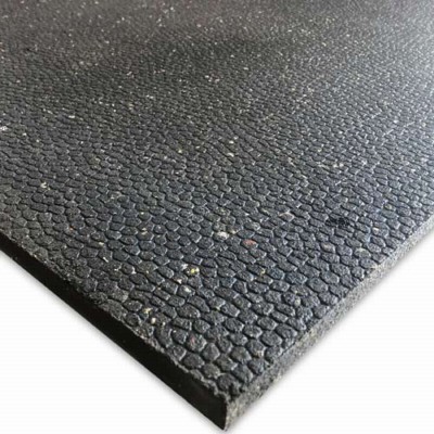 Corner of Rubber Mats 4x6 Ft x 3/4 Inch Black Trued Natural