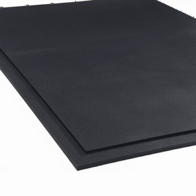 4x6 Ft x 3/4 Inch Rubber Heavy Duty Gym Mats Black