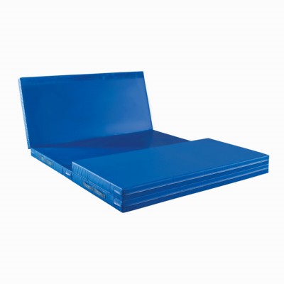 Gymnastics Competition Landing Mats Blue 8 x 18 ft x 20 cm Quad-Fold