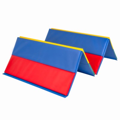 Safety Folding Gym Mat PE Foam 2 Inch x 5x10 Ft. V4 multi color mat