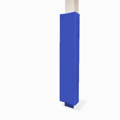 Blue Safety I-Beam Pad 6 Ft. for 6 Inch Wide I-Beam installed