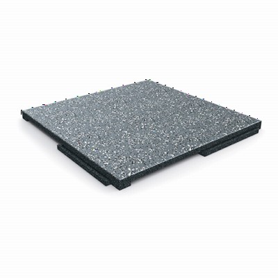 Sterling Athletic Rubber Tile 1.25 Inch 95% Premium Colors Granite Full Angle