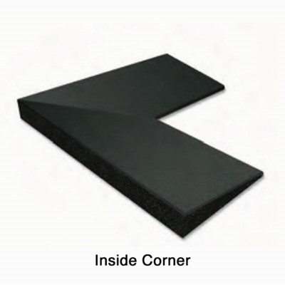 Sterling Playground Corner 2.25 Inch Black inside corner.