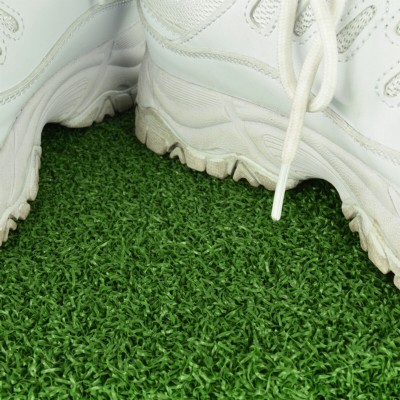 Greatmats Gym Turf Value 3/4 Inch x 15 Ft. Wide 5 mm - Green Shoes on Turf