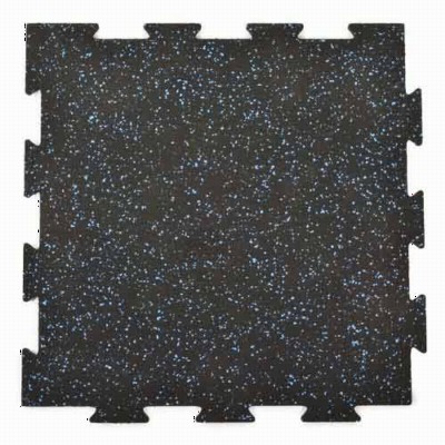 Rubber Tile Interlocking 2x2 Ft 1/4 Inch 10% Color Stocked Pacific full tile