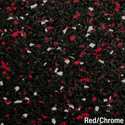 Rolled Rubber Pacific 1/8 Inch 10% Color CrossTrain Per SF Red white closeup 