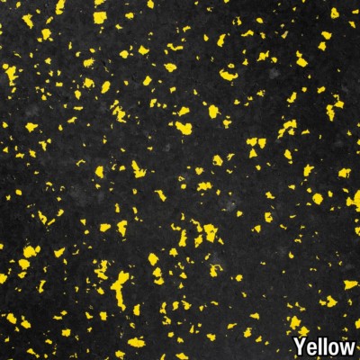 Yellow close-up of the Straight Edge Tile 10% Color Custom 1/2 Inch x 2x2 Ft.