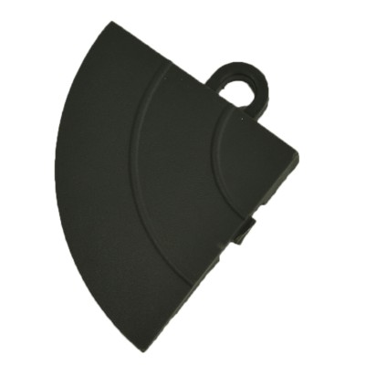 VersaCourt Boost Outdoor Court Corner Reducer 1/2 Inch x 2.5x2.5 Inches in black