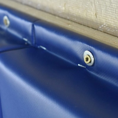 Safety Wall Pad 2x5 Ft x 2 Inch WBLipTB ASTM top lip angle.