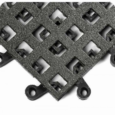 ErgoDeck General Purpose Open with Gritshield 18x18 Inch Tile corner