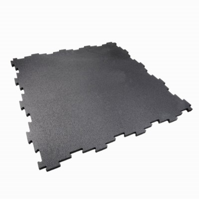 Rubber Interlocking Gym Floor Tile 3/4 Inch 4x6 Ft Center tile