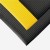 Razorback Anti-Fatigue Mat With Dyna-Shield 3X6 ft yellow black corner.