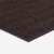 Chevron Rib Carpet Mat 3x6 Feet Dark Brown Entrance Rug