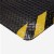 Diamond Foot Colored Borders Custom Lengths Chevron Black/Yellow