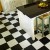 Home Style Slate Floor Tile Colors checkered kitchen.