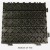 Entrance Linear Tile 1/2 inch Black w/Charcoal Carpet bottom of tile.