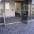 Entrance Tile 1/2 inch Black w/Charcoal Carpet Entrance view.