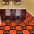 NFL Cincinnati Bengals 18x18 carpet tile