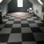 Royal Interlocking Carpet Tiles Checkerboard Pattern in Loft