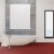 Colorburst Commercial Carpet Tiles 24x24 inch Carton of 18 Bathroom Install