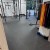 ForceFit Athletic Rolled Rubber Black 1/2 Inch x 4 Ft. Wide Per SF Gym Install