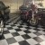 Garage Flooring Tiles Under Car Motorcycle and Boat