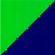 Vario Reversible Marley Flooring 63 Inch x 131 Ft Chromakey Blue/Green