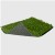 Chipper's Choice Artificial Turf Roll 1 Inch x15 Ft. Wide Per SF Top and bottom surfaces