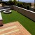 perfect putt turf installed on rooftop putting green on spanish style home