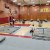 Gym Floor Covering Carpet Tile marauders install in gymnasium