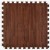 Wood Grain Reversible Interlocking Foam Tiles Trade Show 20x30 Ft. Kit full deep brown tile