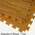 Wood Grain Reversible Interlocking Foam Tiles Trade Show 20x20 Ft. Kit front and back