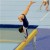 Blue Gymnastics Competition Landing Mat 7.5x15.5 ft x 12 cm Non-Fold
