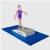  Balance Beam Folding Gymnastics Mats 5x10 ft x 1.5 inch V4