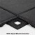  UltraTile Rubber Weight Floor Black Three Tiles Joined