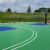 HomeCourt Sport Tile green and blue basketball