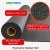 Plyo Mat Roll 3/8 inch 4x10 ft Black infographic
