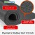 Plyometric Rubber Flooring Roll 1/2 Inch 30 LF infographic.