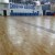 Basketball Gym Court Flooring Tile installed in a church