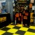 Black and yellow Foam Premium Interlocking Trade Show Mats 10x10 Ft. Kit