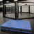 Octagon Ring with royal blue Safety Landing Mat Non-Folding 8 Inch x 4x8 Ft.