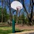 Safety Pole Pad 6 ft x 3 Inch Foam For 5 Inch Diameter Pole Forest Green Pad on Basketball Pole