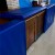 Royal Blue Safety Stage Pads - Hook and Loop Top Return 12-24 Inch W x 48 Inch ID over storage door