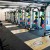 Sterling Athletic Rubber gym Tile 1.25 Inch Black installed in commercial gym